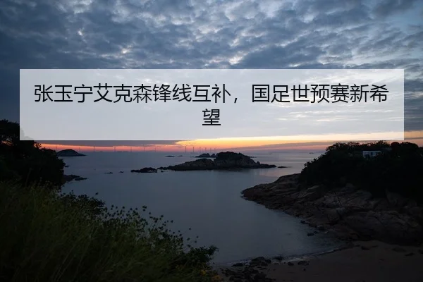 张玉宁艾克森锋线互补，国足世预赛新希望